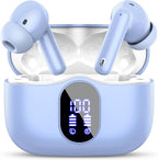 Auriculares inalámbricos, Bluetooth 5.4 Auriculares estéreo de bajo...