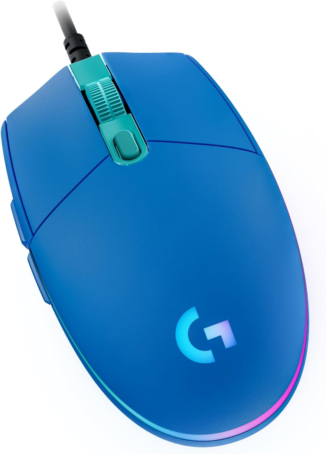 Logitech G203 Wired Gaming Mouse - Blue | LIGHTSYNC RGB, memoria in...