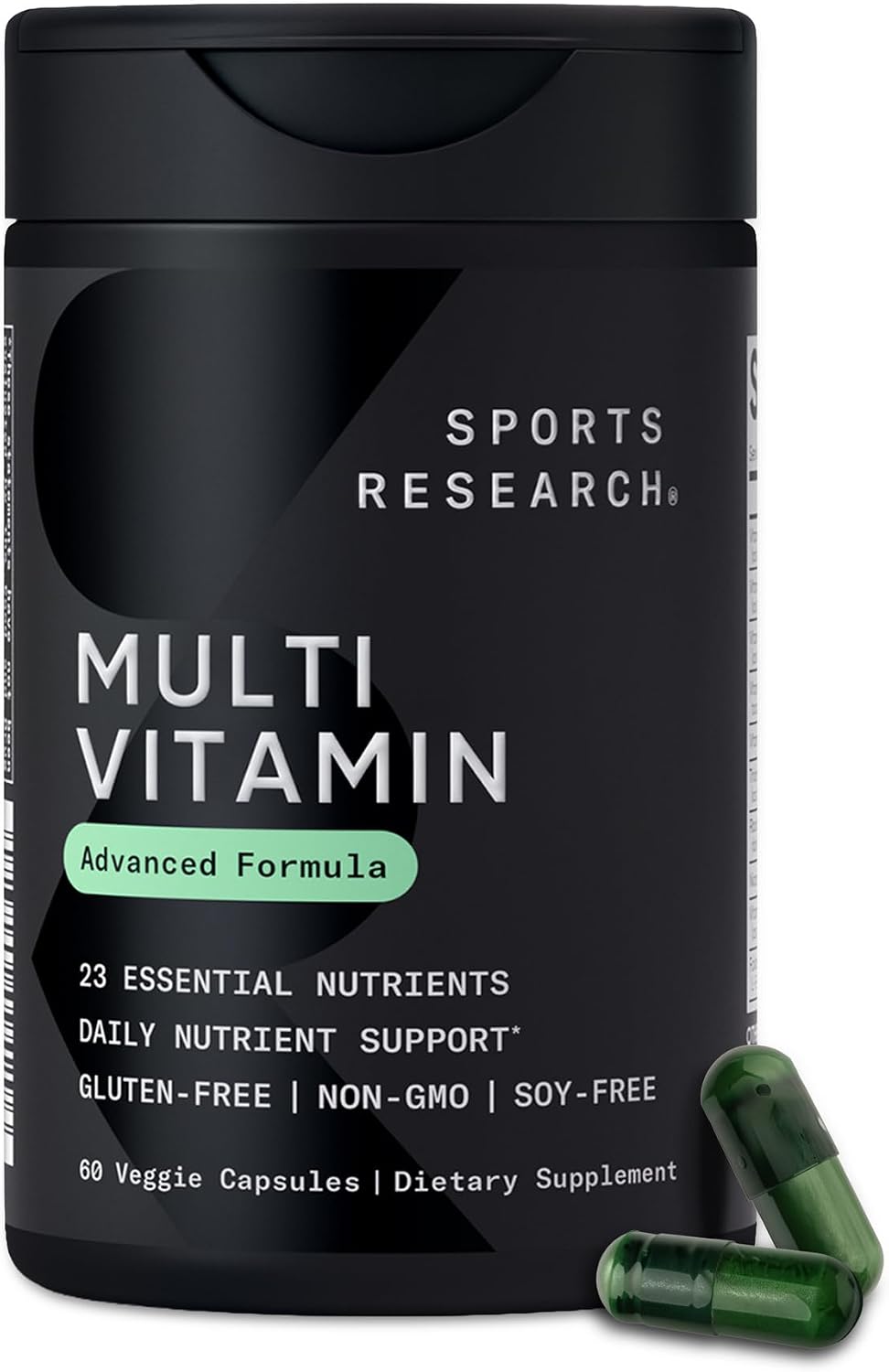 Sports Research® Multivitamínico con 23 micronutrientes esenciales,...