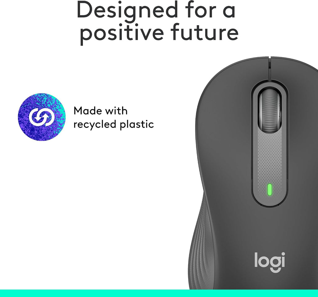 Ratón inalámbrico Logitech Signature M650 L para zurdos, tamaño com...