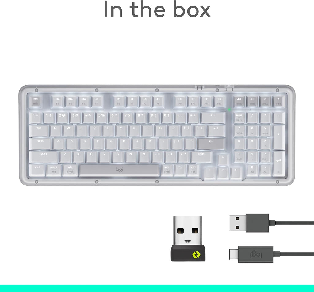 Teclado inalámbrico con junta mecánica Logitech Alto Keys K98M - Bl...