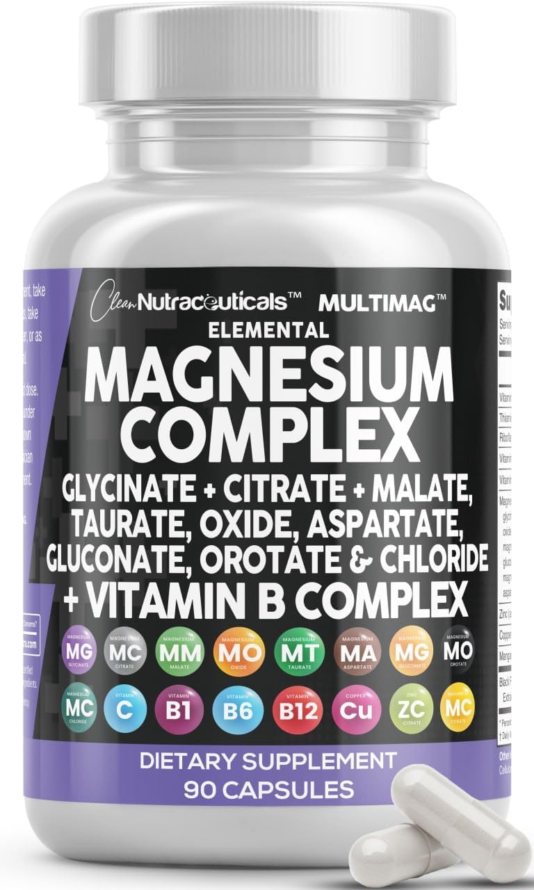 Complejo de magnesio de Clean Nutraceuticals con citrato de glicina...