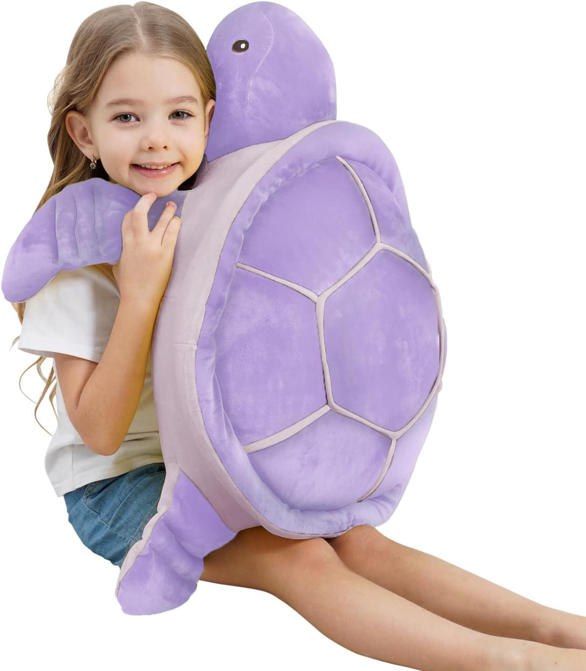 Dalmao Juguetes de peluche de animales grandes de tortuga marina de...