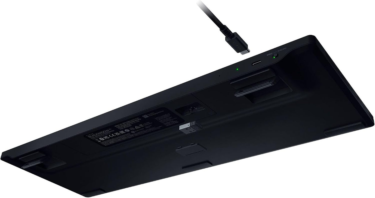 Teclado inalámbrico para juegos Razer BlackWidow V4 de perfil bajo,...