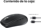 Ratón inalámbrico compacto Logitech MX Anywhere 3S de desplazamient...