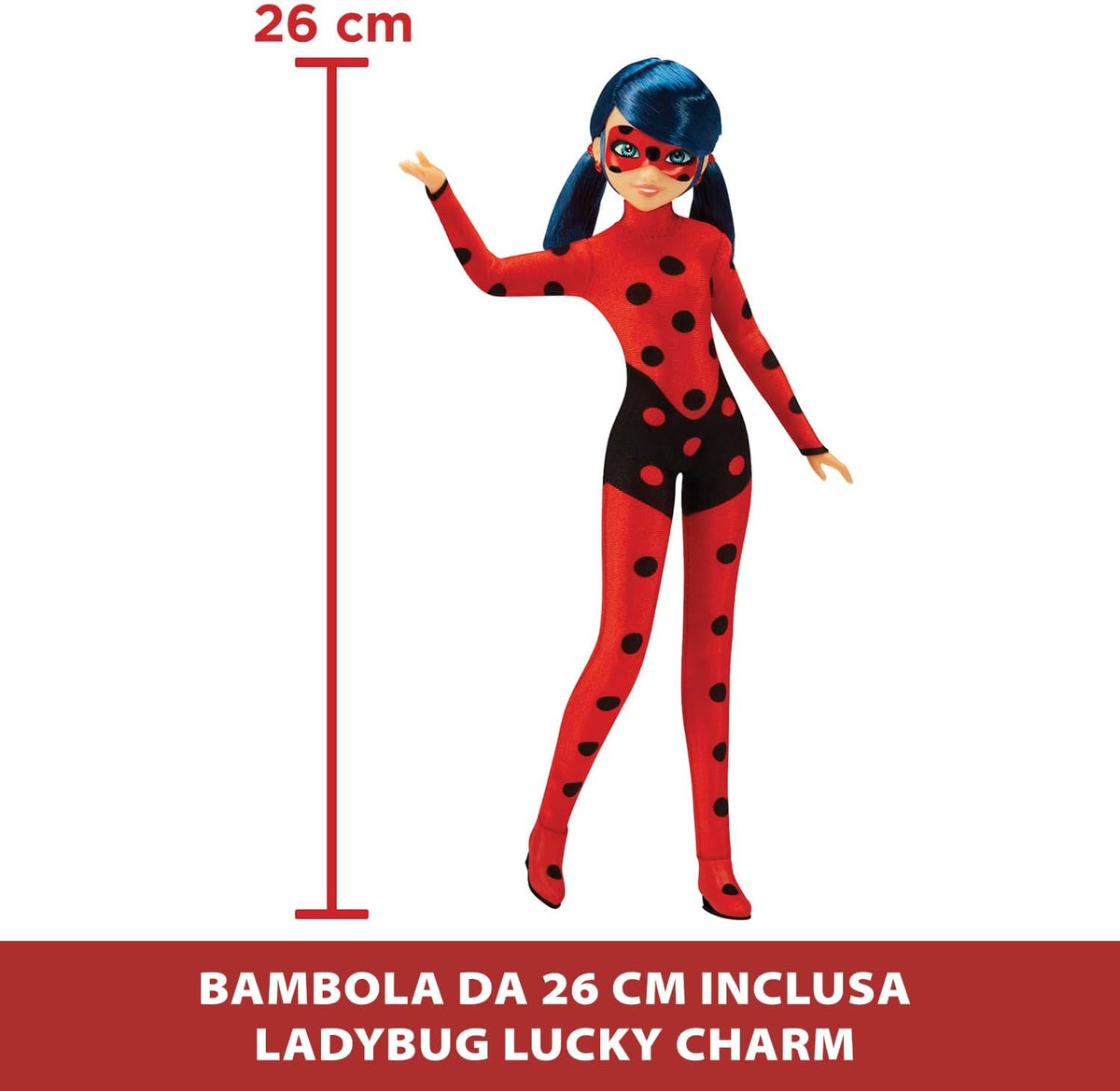BANDAI Miraculous Ladybug Switch N Go Scooter y Fashion Doll Playse...