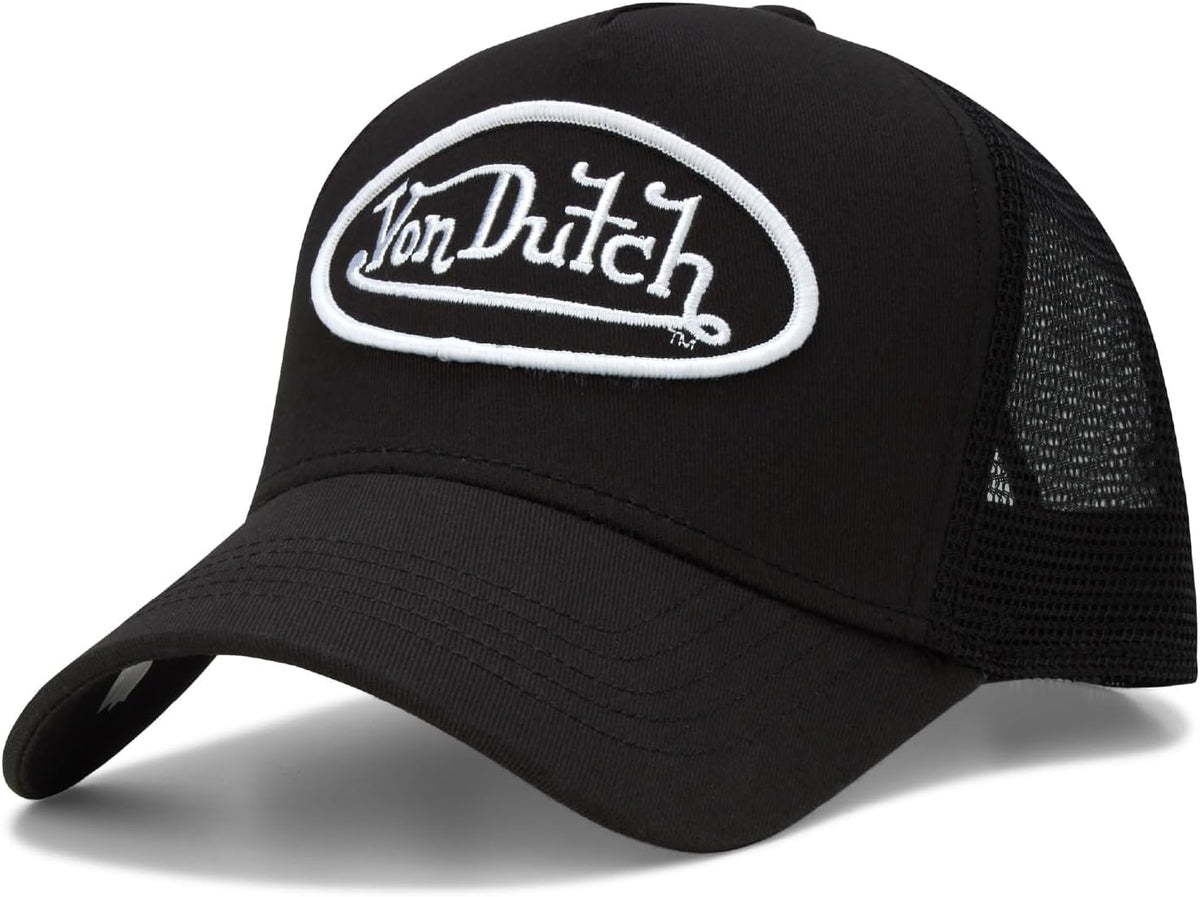 Von Dutch Gorra unisex de camionero \u2013 Gorra de béisbol retro c...