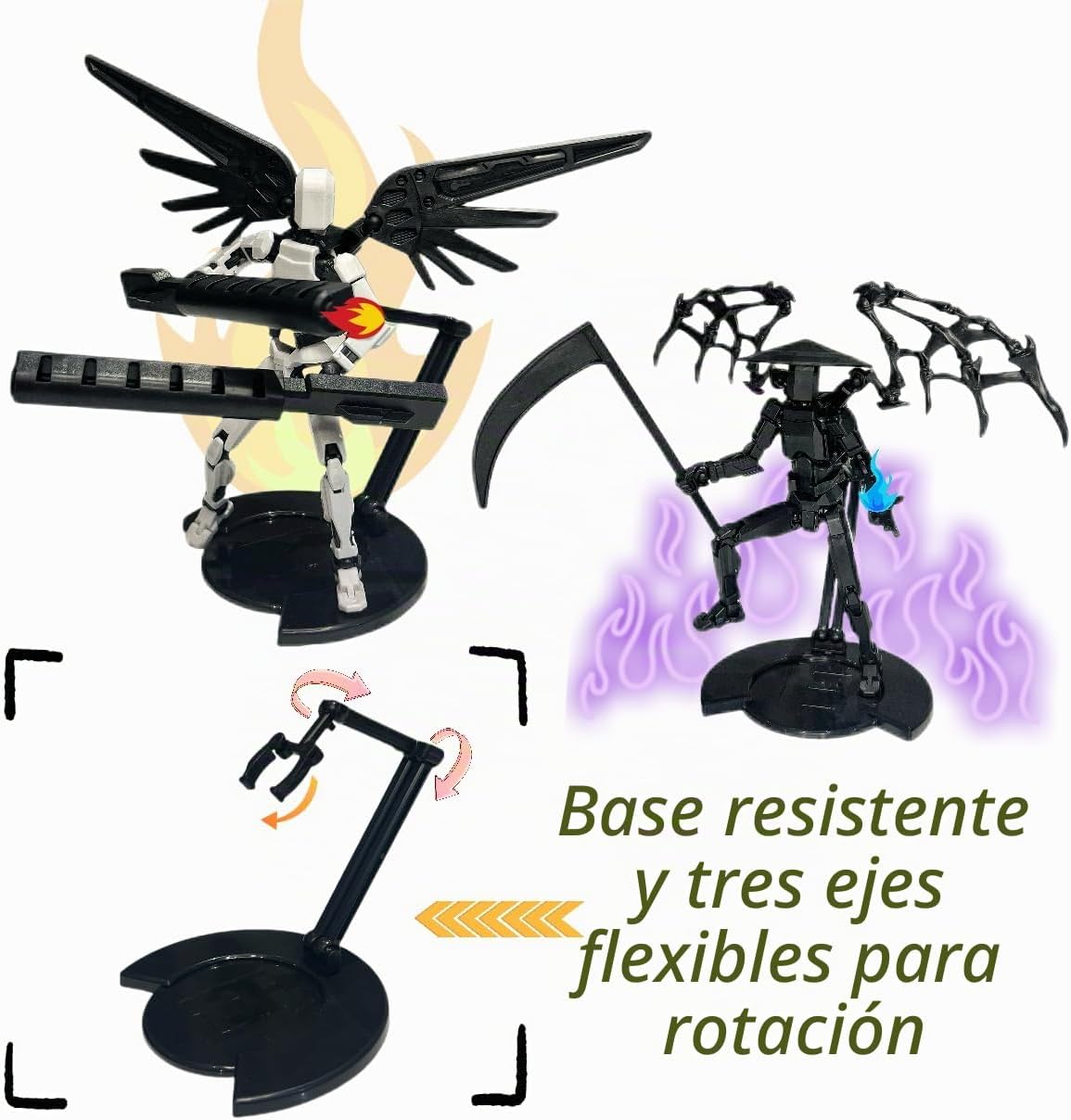 Juego de 10 figuras de acción Titan13 (ensamblaje completado), 13 f...