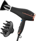 Conair InfinitiPRO Secador de pelo con difusor y concentrador, 1875...