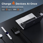 Cargador portátil JUOVI Power Bank 45W 20000mAh | PD QC carga rápid...