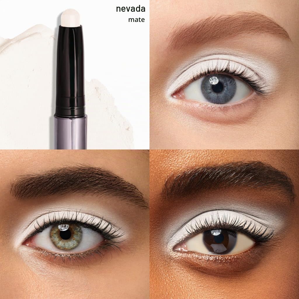 Julep 101 Sombra de ojos en barra de crema a polvo, nevada mate