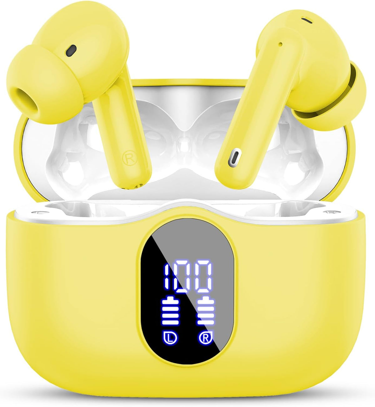 Auriculares inalámbricos, Bluetooth 5.4 Auriculares estéreo y llama...