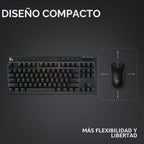 Teclado inalámbrico para juegos Logitech G PRO X TKL Lightspeed (li...