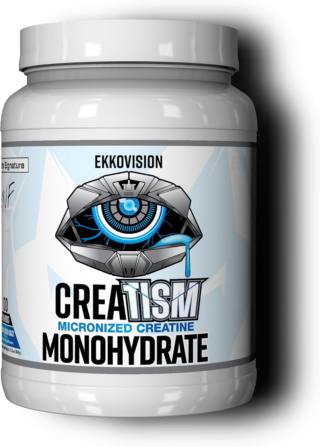 Ekkovision Polvo de creatina monohidrato micronizado, Puckin' B...