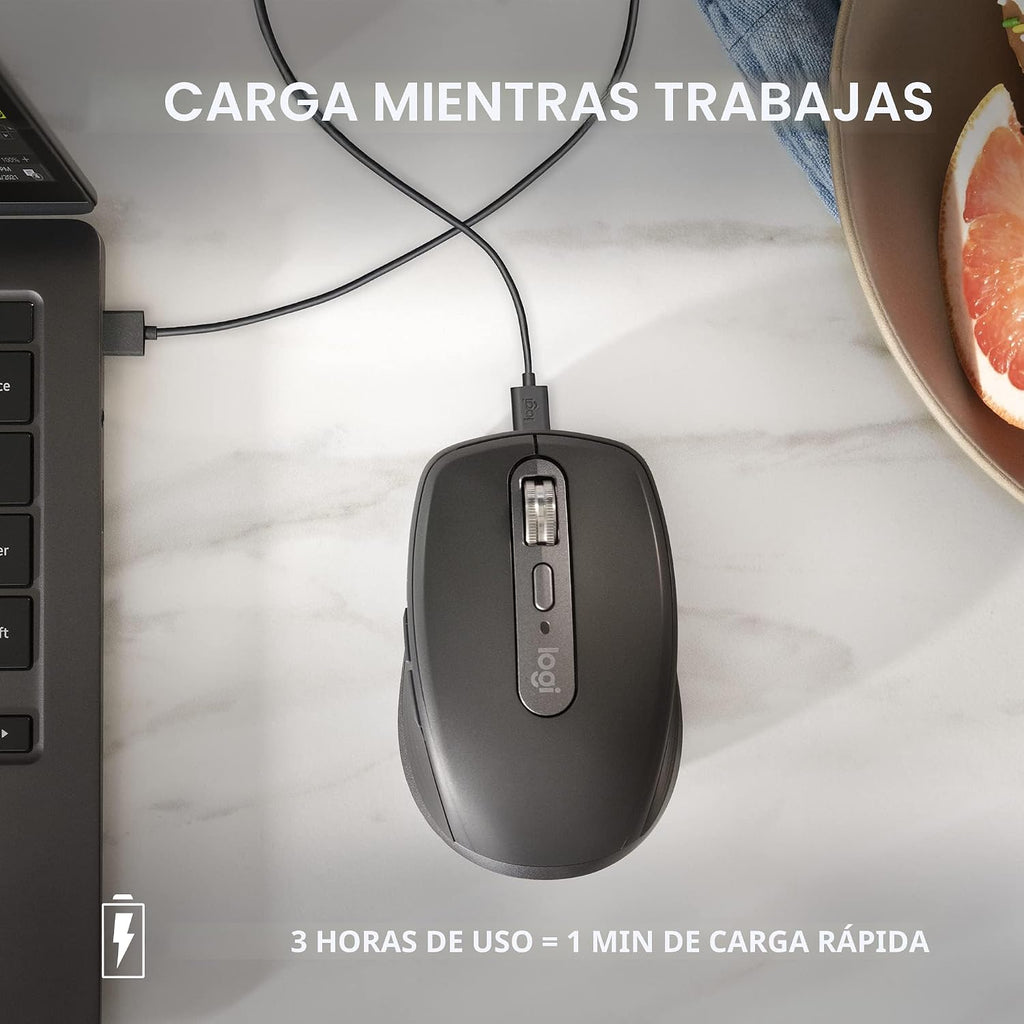 Ratón inalámbrico compacto Logitech MX Anywhere 3S de desplazamient...