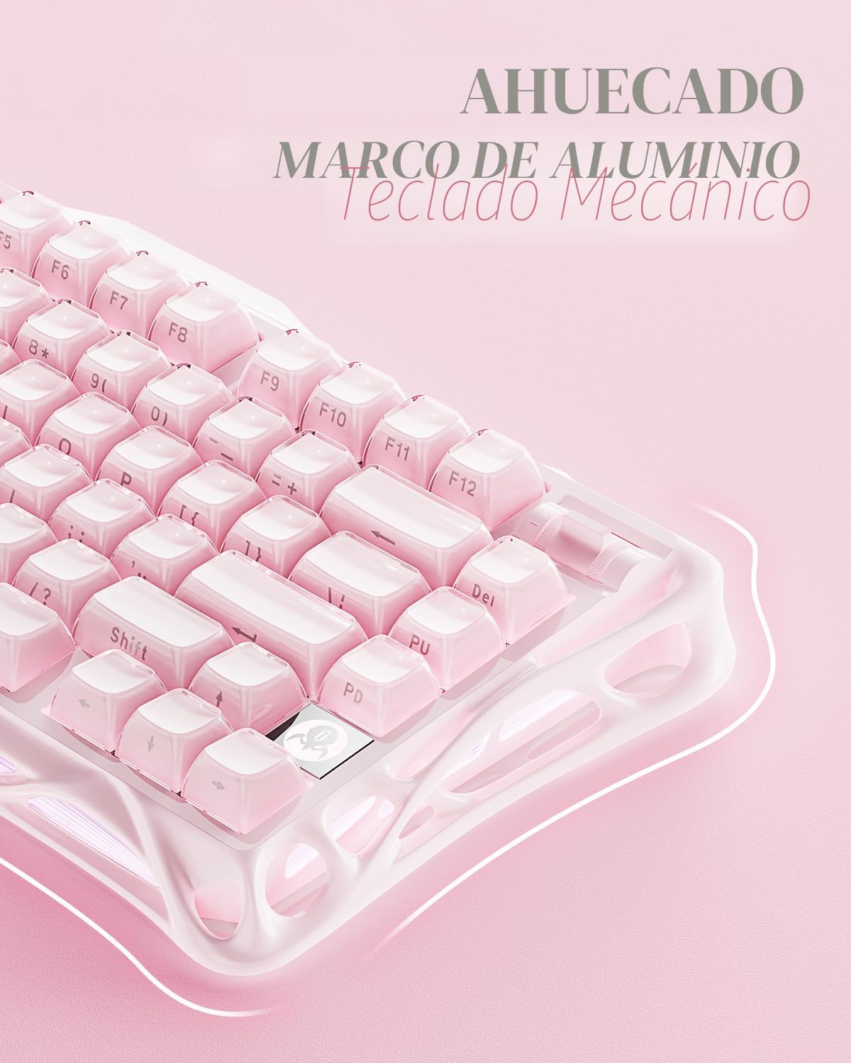 GravaStar Mercury K1 75% Teclado mecánico inalámbrico para juegos c...