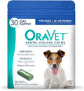 ORAVET Masticables dentales para perros, cuidado bucal e higiene ma...
