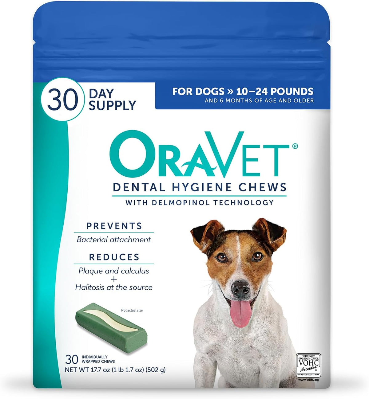 ORAVET Masticables dentales para perros, cuidado bucal e higiene ma...