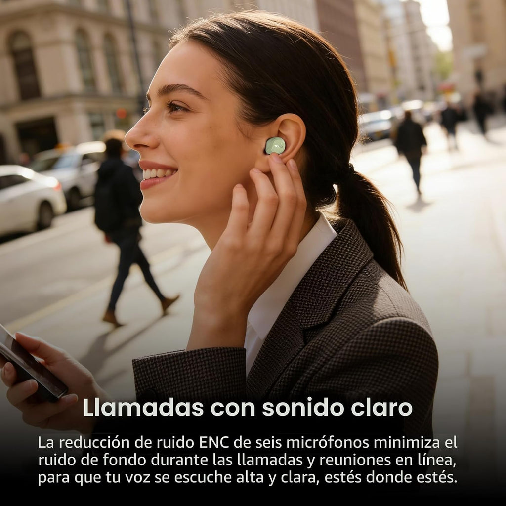 TOZO NC9 Auriculares inalámbricos híbridos con cancelación activa d...