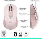 Ratón inalámbrico Logitech Signature M650 para manos pequeñas y med...