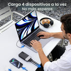 NOBIS Cargador portátil 20000mAh 65W Power Bank Carga rápida | Paqu...