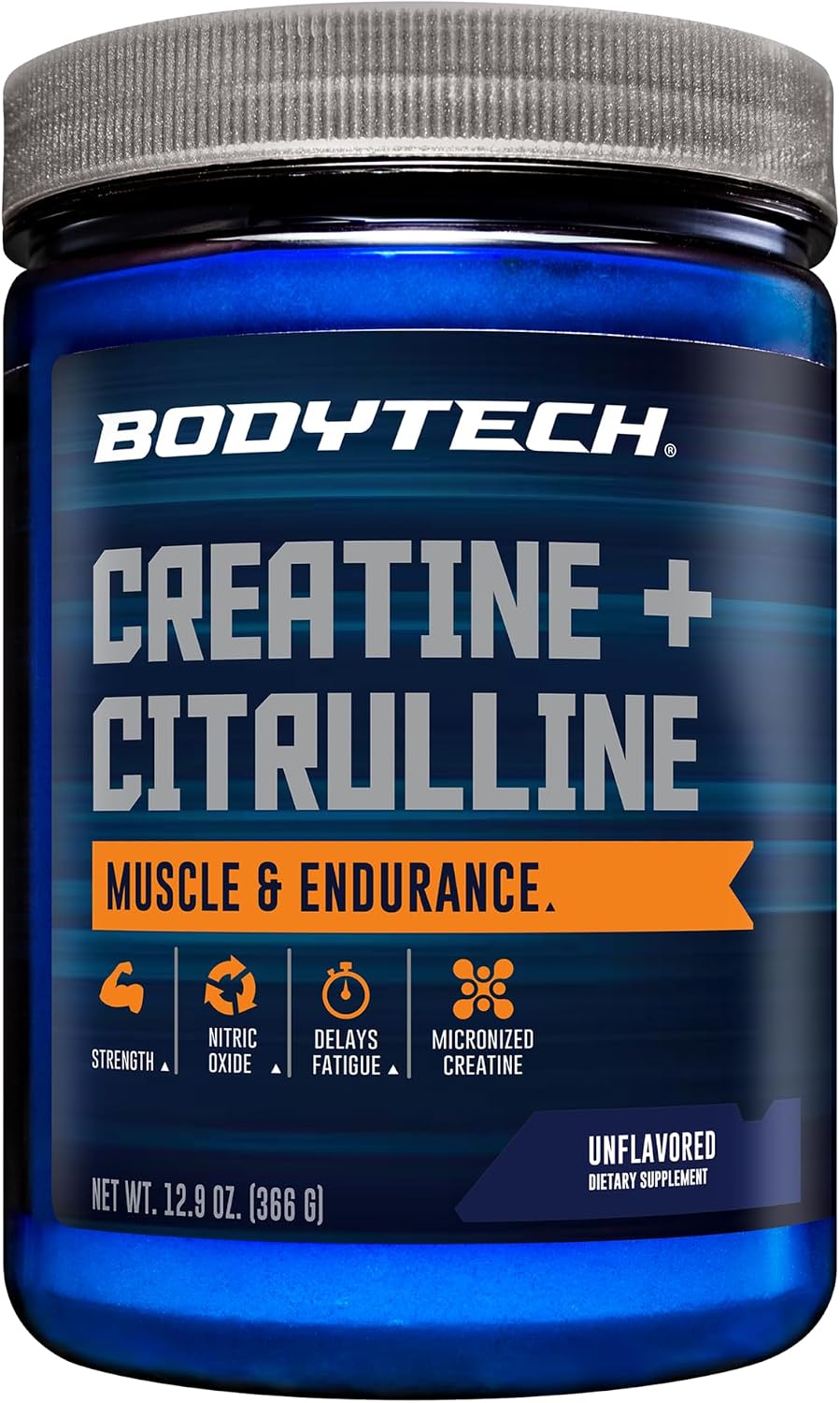 BodyTech Monohidrato de creatina + polvo de citrulina, sin sabor, 3...