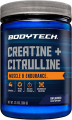 BodyTech Monohidrato de creatina + polvo de citrulina, sin sabor, 3...