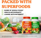Simply Nature's Pledge - Repleto de 42 frutas y verduras difere...
