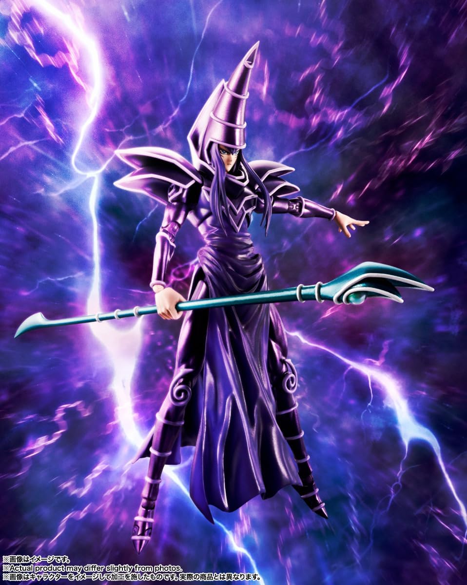 TAMASHII NATIONS - Yu-Gi-Oh! - Mago Oscuro, Figura de acción Bandai...