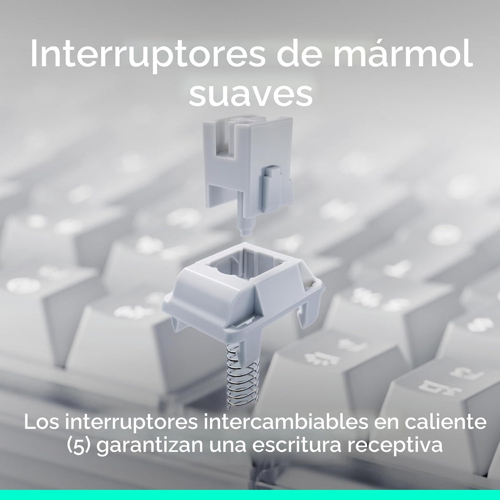 Teclado inalámbrico con junta mecánica Logitech Alto Keys K98M - Bl...