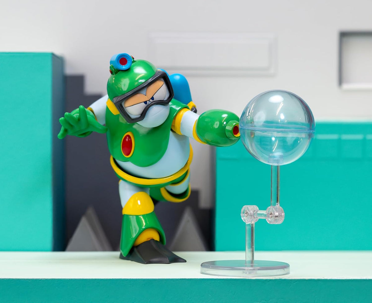 Jada Mega Man Wave 3 Bubble Man Figura de acción de juguete - Escal...