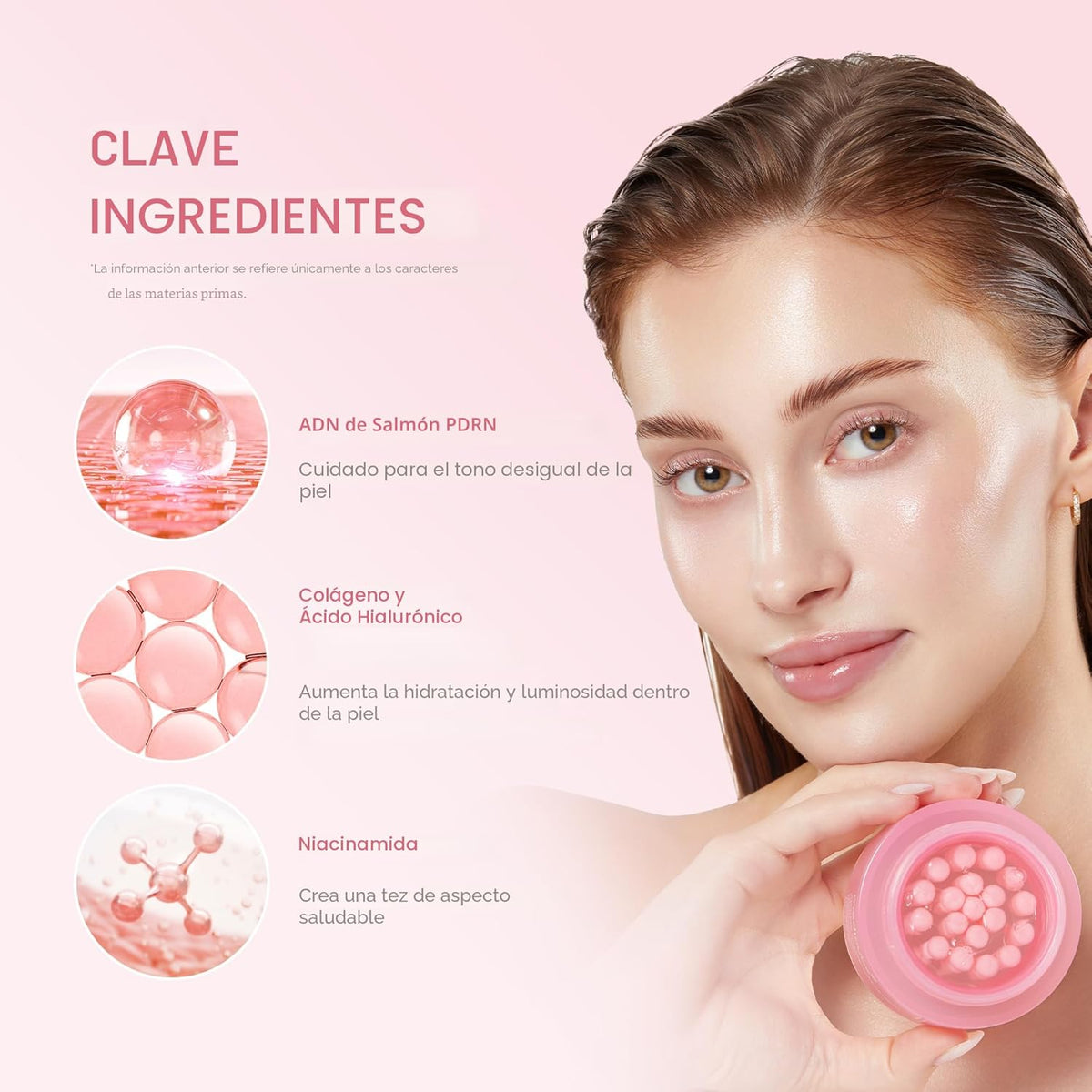 medicube Crema Cápsula con Salmón DNA PDRN Colágeno Rosa | Crema li...