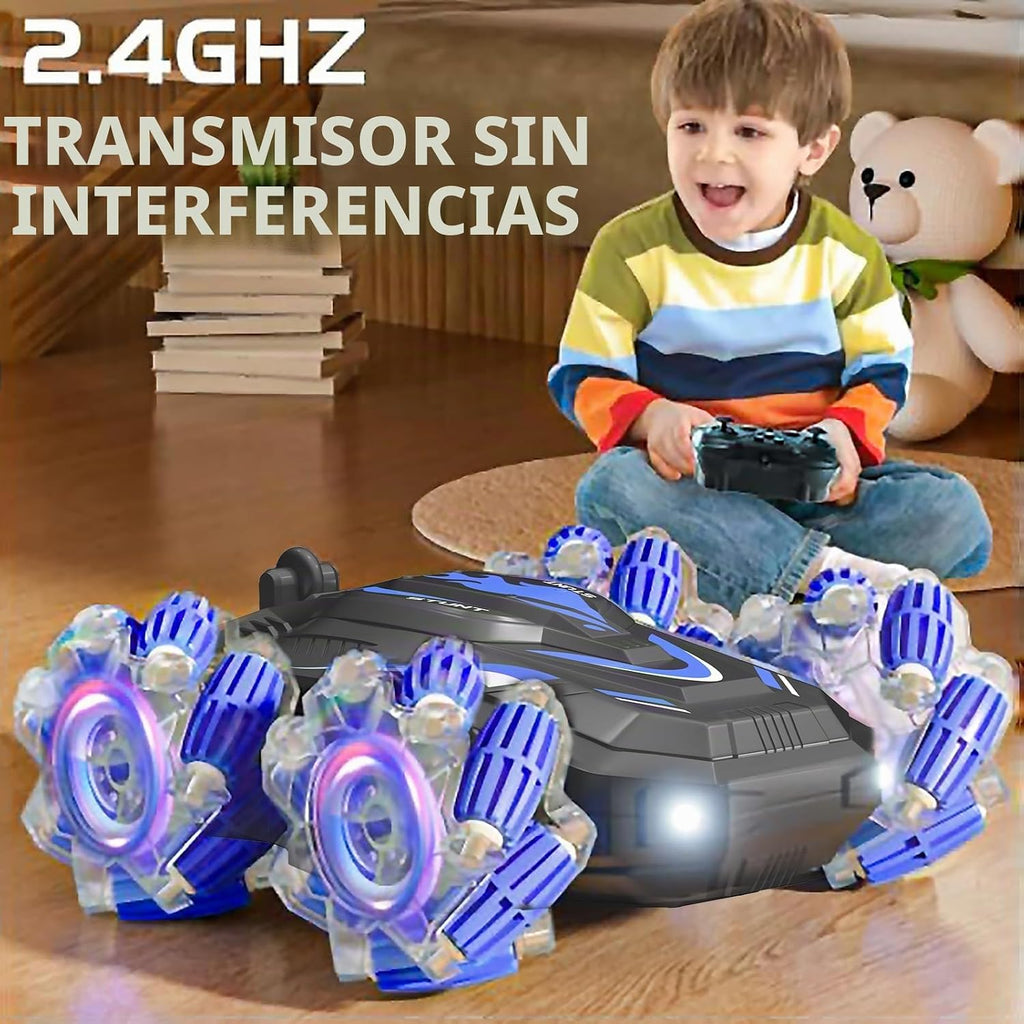 LOOZIX Auto de acrobacias RC con detección de gestos, auto a contro...