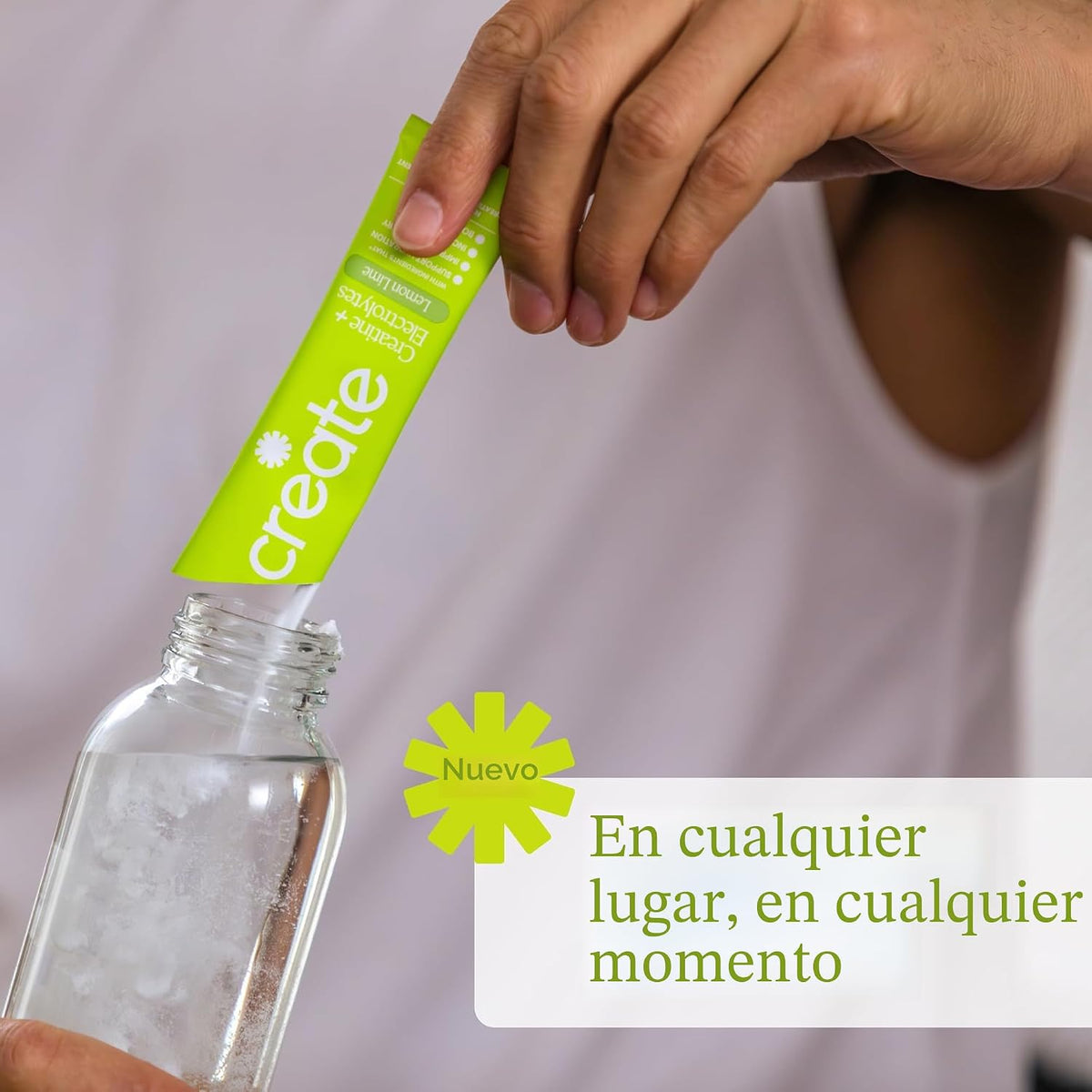 Create Creatina + electrolitos - Energía y fuerza - Lima limón | Ce...