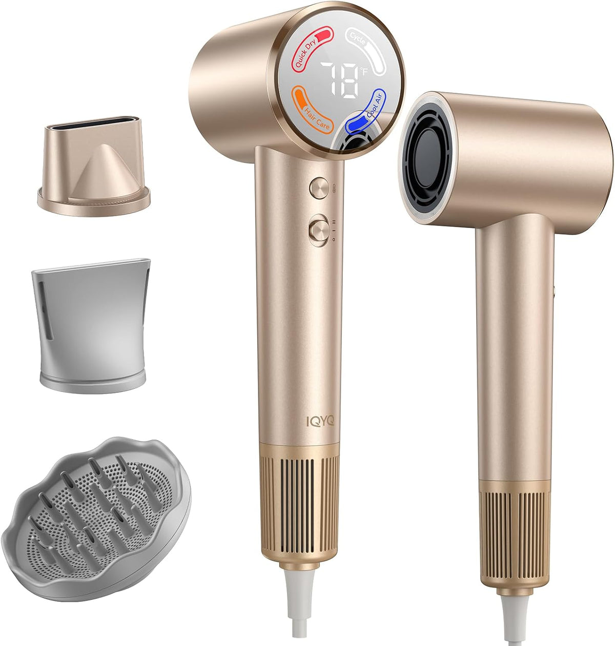 Secador de pelo difusor, secador de pelo de 1400 W con difusor de p...