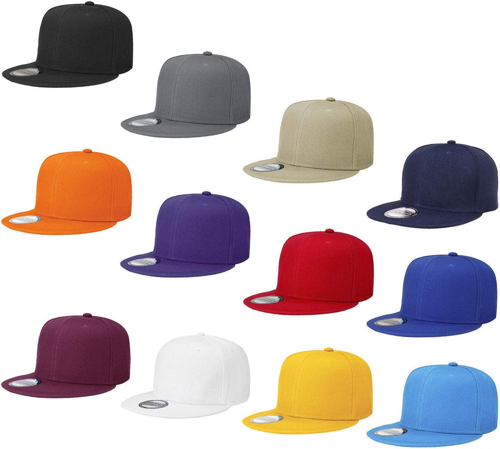 Falari - 12 unidades de gorras snapback de estilo hip hop, con vise...
