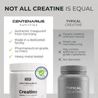 Creapure® creatina monohidrato polvo sin sabor 10.58 oz | Suplement...