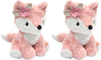 Lambs &amp; Ivy Friendship Tree - Peluche de zorro del bosque rosa,...