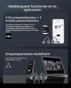 SHOKZ OpenRun Pro 2 Auriculares deportivos Bluetooth con conducción...