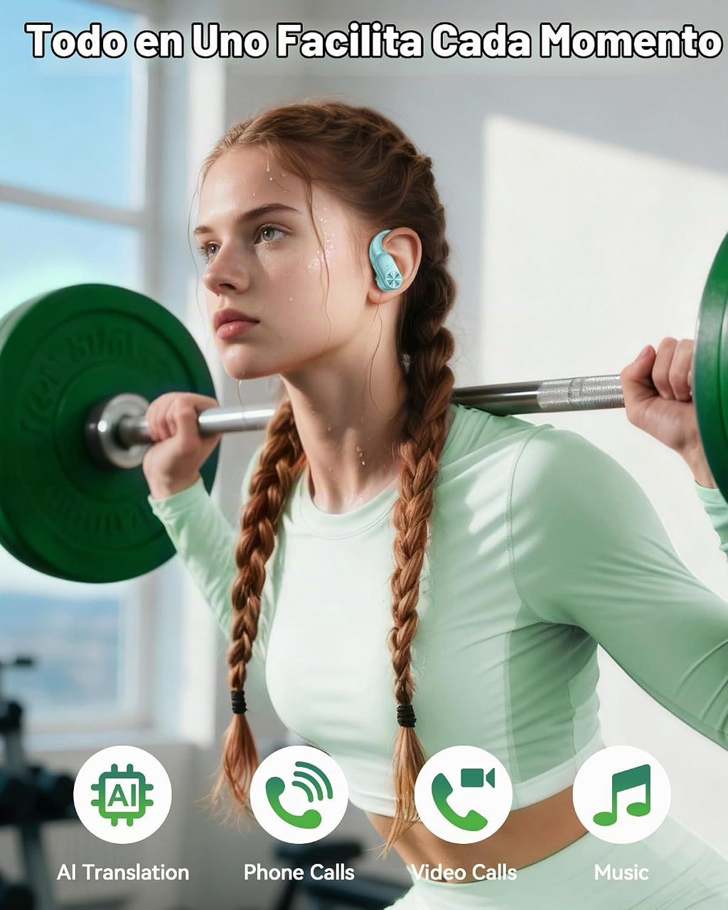 PocBuds - Auriculares Bluetooth inalámbricos 80 horas de reproducci...