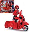 BANDAI Miraculous Ladybug Switch N Go Scooter y Fashion Doll Playse...