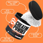 Creatine Monohydrate Powder, 5000mg | Pure Micronized, Unflavored |...