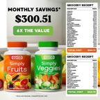 Simply Nature's Pledge Suplemento de frutas y verduras, suminis...