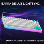 Logitech G 512 X 75 TMR + teclado mecánico para juegos con interrup...