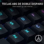 Razer BlackWidow V4 X Teclado mecánico para juegos, interruptores a...