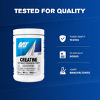 GAT SPORT Monohidrato de creatina en polvo, fuerza, salud cerebral,...