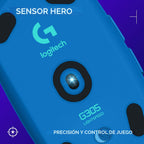 Logitech G 305 Lightspeed - Ratón inalámbrico para juegos, azul + m...