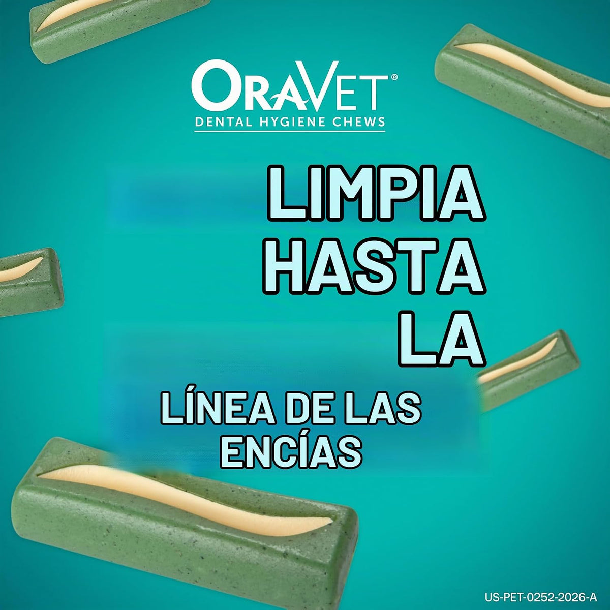 ORAVET Masticables dentales para perros, cuidado bucal e higiene ma...