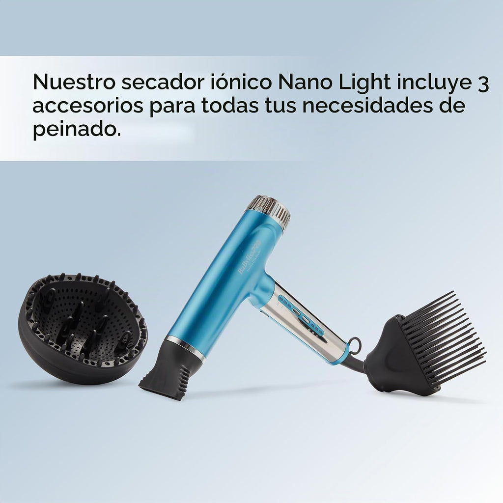 BaBylissPRO Nano Titanium Profesional Nano Light Ionic Dual-Voltage...