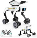 Kit de perro robot 3 en 1 con ruedas, más de 30 acciones biónicas,...